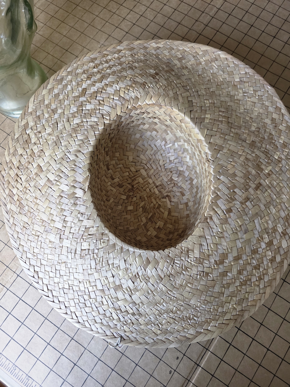 ABO Bravo NWT Hand‑Painted Straw Sun Hat Floral Wide Brim Boho Cottagecore - Picture 11 of 14